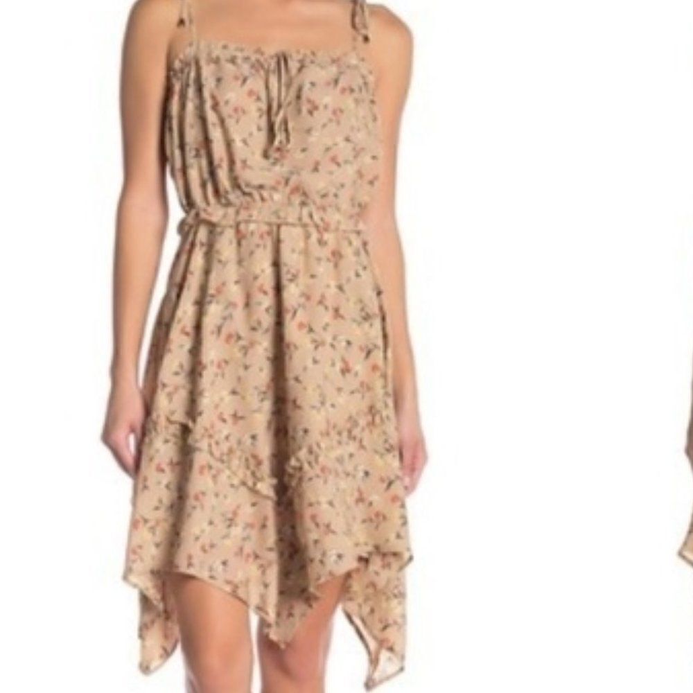 Floral Spaghetti Strap Dress-Sz.S/M/L
